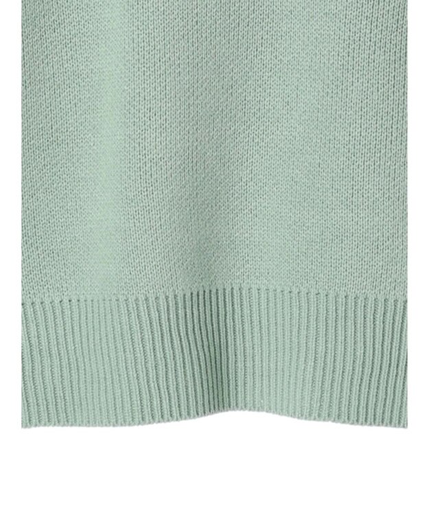 Green Parks 刺繍ロゴニットプルオーバー Mint