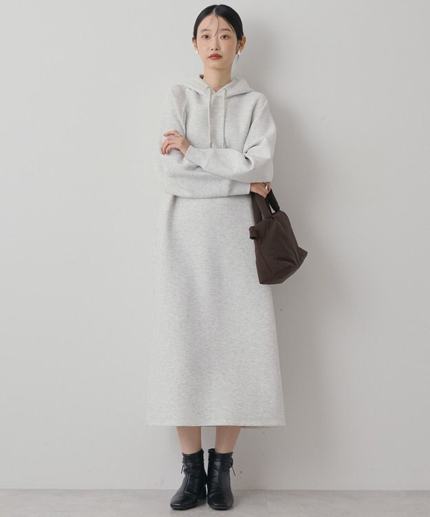 AMERICAN HOLIC ダンボールフーディーワンピース Gray Mixture