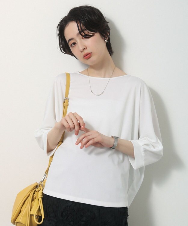 Green Parks 【優秀ブラウス】マルチ機能バックデザインブラウス Off White