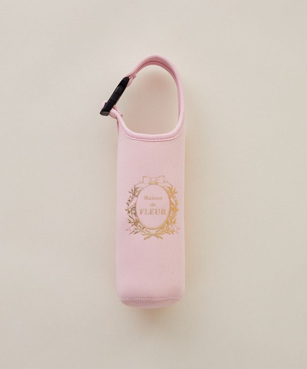 Maison de FLEUR フレームロゴボトルケース Pink