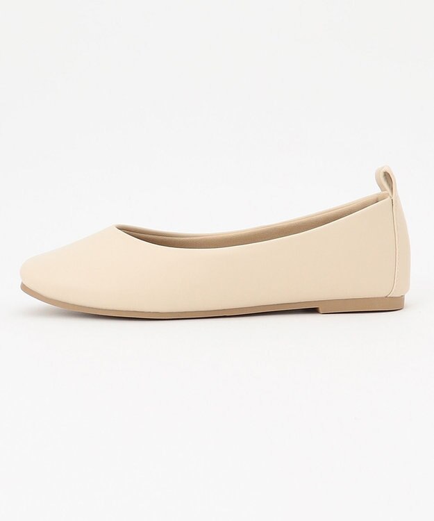 ANY 【定番人気・履き心地抜群】走れるスクエアバレエシューズ エクリュ