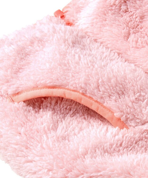 MIKI HOUSE HOT BISCUITS 【80-120cm】 裏ボアフリース リバーシブル総柄ベスト ピンク