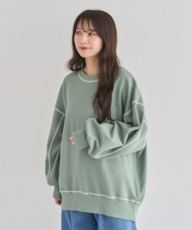 Green Parks ・SUGAR SPOON カラーstスウェット Green