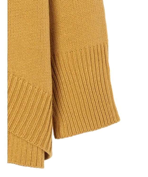 Green Parks ・Ｐｅｔｉｔ　Ｆｌｅｕｒ　タートルバックスリットニット Yellow