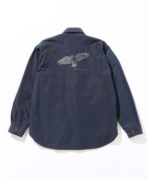JOSEPH ABBOUD MOUNTAIN 【CREA掲載・ECO撥水・軽量】Teemu Jarviコラボシャツ ネイビー系