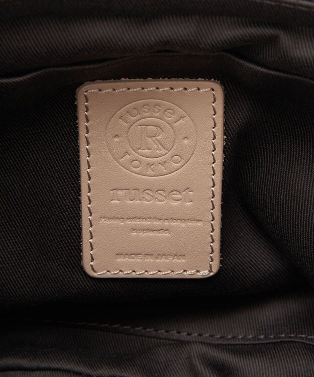 russet ＜ブランド人気No.1ショルダー＞ソフトレザーラウンドショルダーバッグ(CE-1326-WEB) Black2