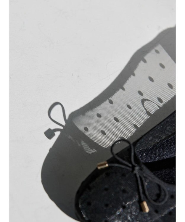 AMERICAN HOLIC 【整履き】チュールドットパンプス Black