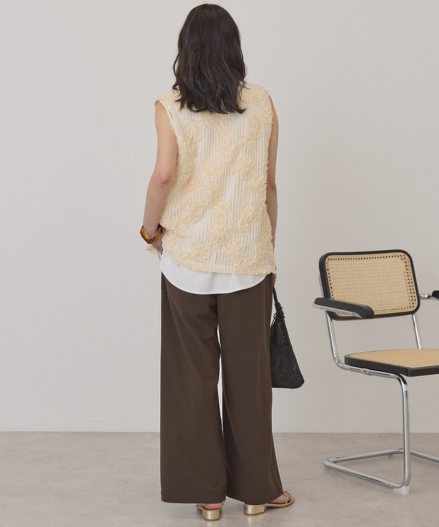 AMERICAN HOLIC ラウンドヘムタンクトップ Off White