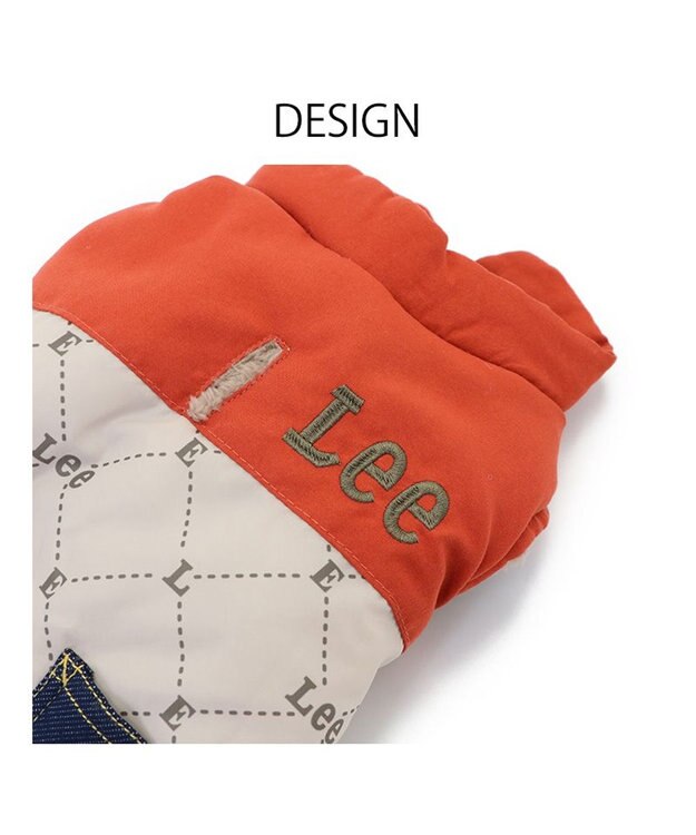 PET PARADISE LEE 綿入ベスト モノグラム 《オレンジ》 小型犬 オレンジ