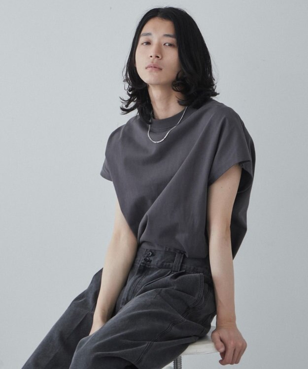 WEGO 【ユニセックス着用ITEM/綿100%】ドルマンノースリーブT ブラックその他