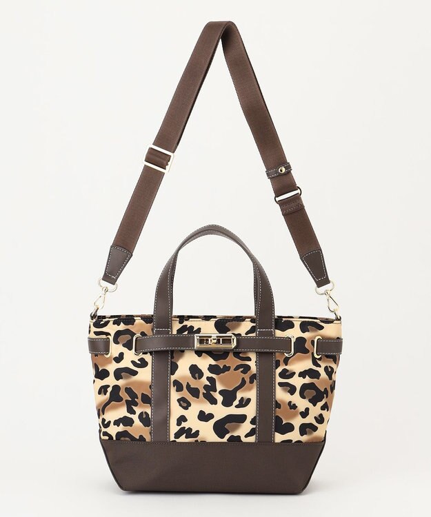 LA BAGAGERIE ベルテッド2WAYミニトート レオパード