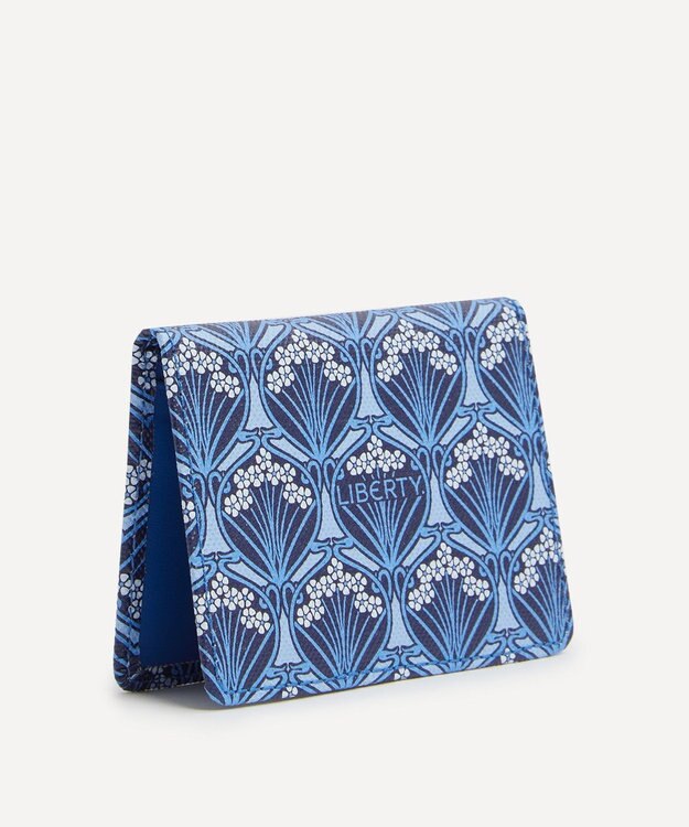 LIBERTY. アイフィス ブルー トラベル カード ホルダー コーンフラワーブルー