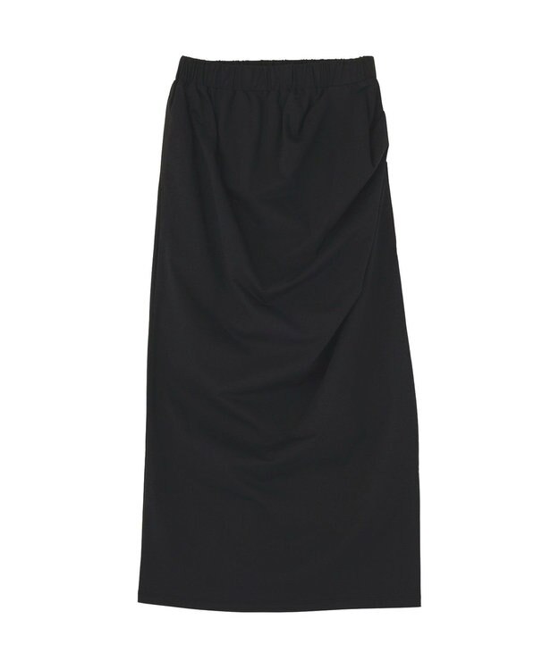 Green Parks ドレープタイトスカート Black