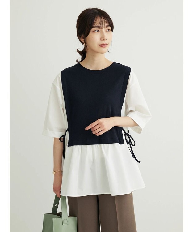 Green Parks テレコドッキングチュニック２ Black