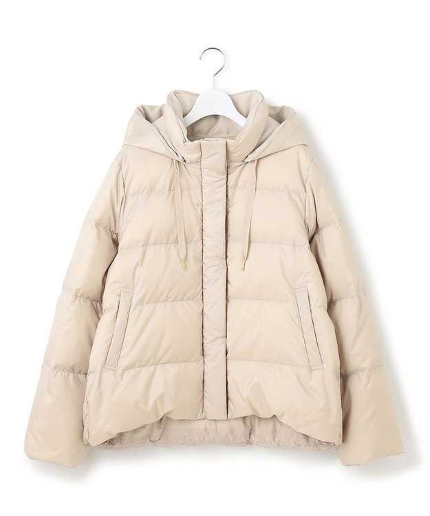 23区 L 【滝沢眞規子さん着用/VERY掲載】シレータフタ コンパクト ダウンコート ベージュ系