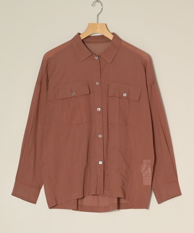 ONWARD Reuse Park 【組曲】ブラウス春夏 ブラウン