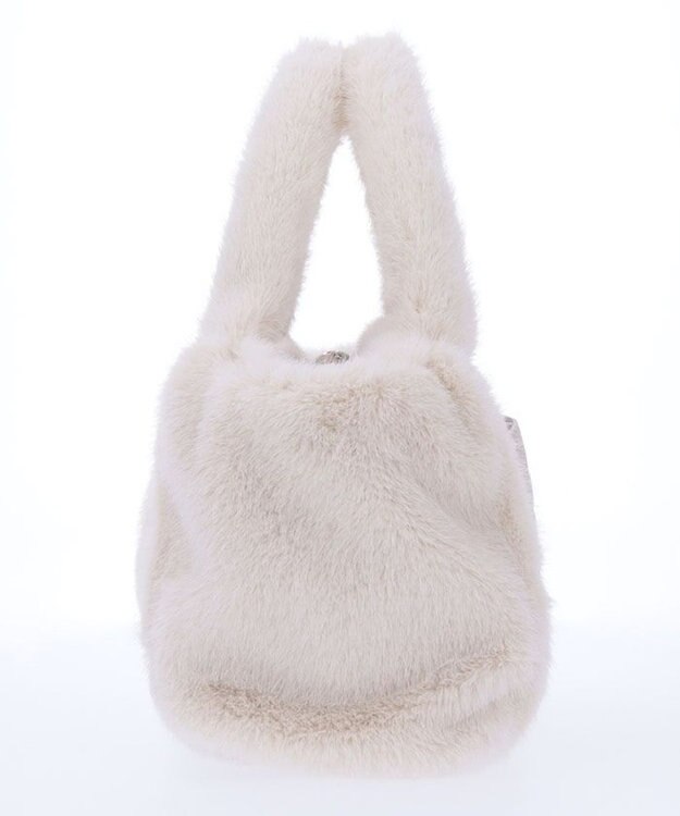 CLATHAS モリオン 2wayファーバッグ アイボリー