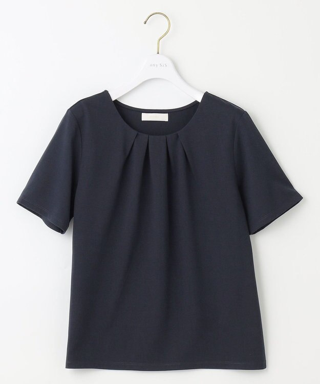 ANY SIS S 【吸水速乾・UVケア・接触冷感】コンフォートジャージークリア カットソー ネイビー