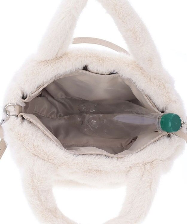 CLATHAS モリオン 2wayファーバッグ アイボリー