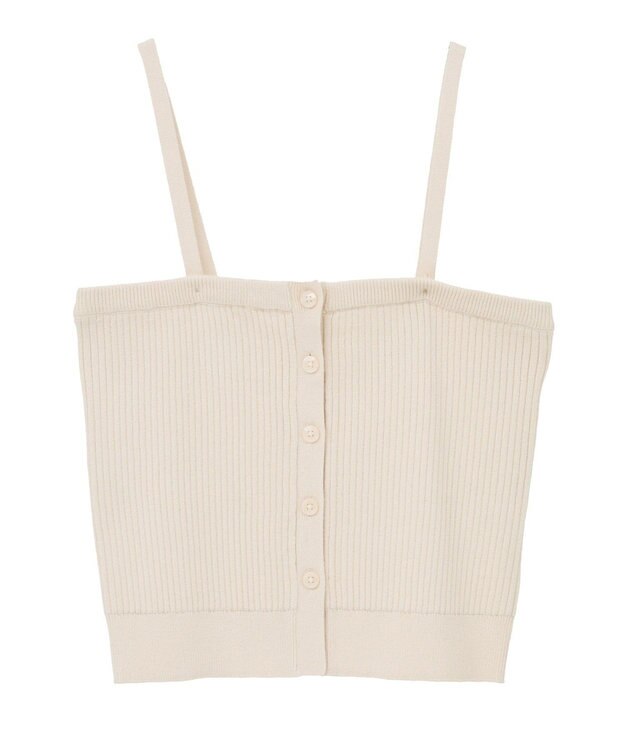 AMERICAN HOLIC 【2WAY】ニットチューブトップ Ecru