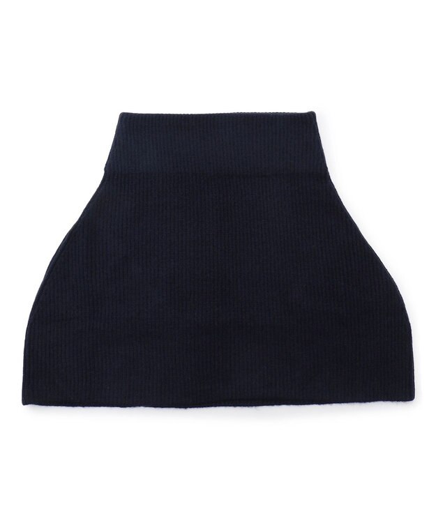 UNFILO 【WEB/一部店舗限定】ふわふわニット ケープスヌード ダークネイビー