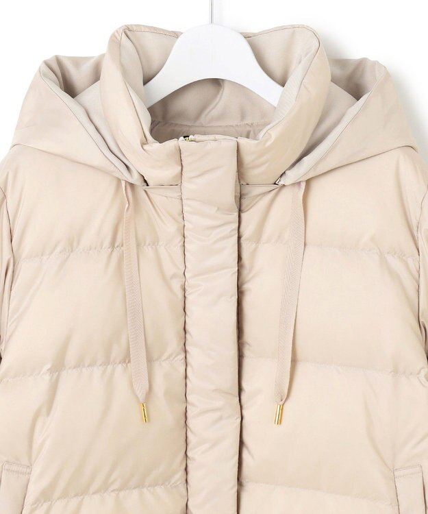 23区 L 【滝沢眞規子さん着用/VERY掲載】シレータフタ コンパクト ダウンコート ベージュ系