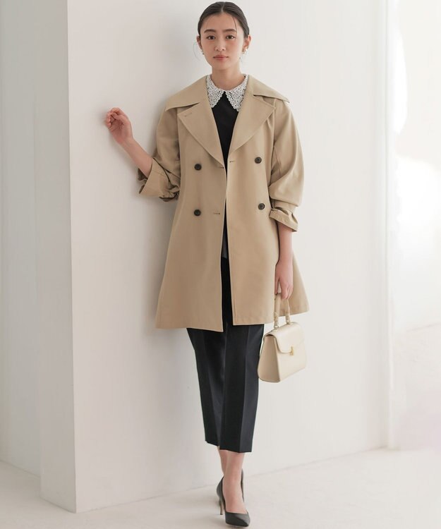 組曲 リラクシング トレンチコート ベージュ系