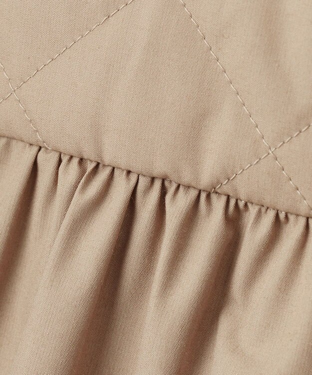 #Newans 【ANSWER for ほど甘トレンド】キルトカラーワンピース ベージュ系