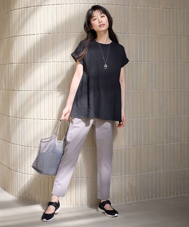 ANY L 【ストレッチ】大人の7daysデイリーパンツ モカ