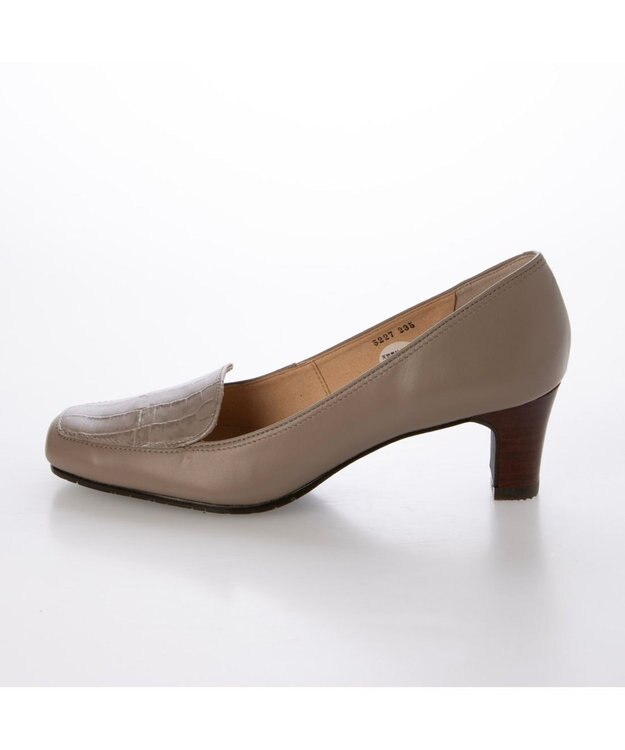 ing <ing>【WEB限定】コンビモカデザインパンプス オークコンビ