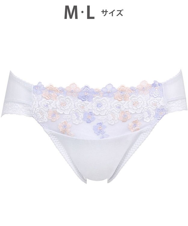 Wing ショーツ KB2060とペア 綿混素材（身生地部） やさしいはきごこち ナチュラルアップブラ はきこみ丈あさめ KF3360 ウイング／ワコール ピーチ