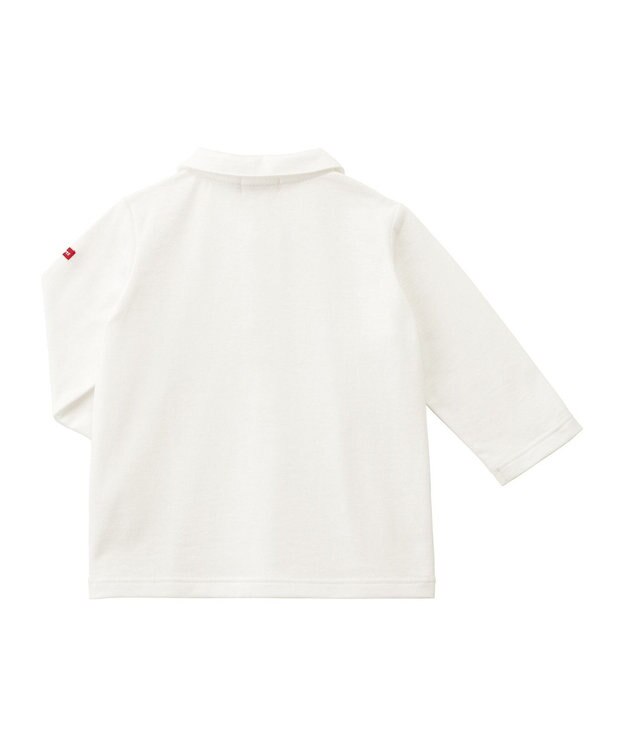 MIKI HOUSE HOT BISCUITS 【70-90cm】 くるま刺繍 オーバーオール＆ポロシャツギフトセット【BOX付き】 インディゴブルー