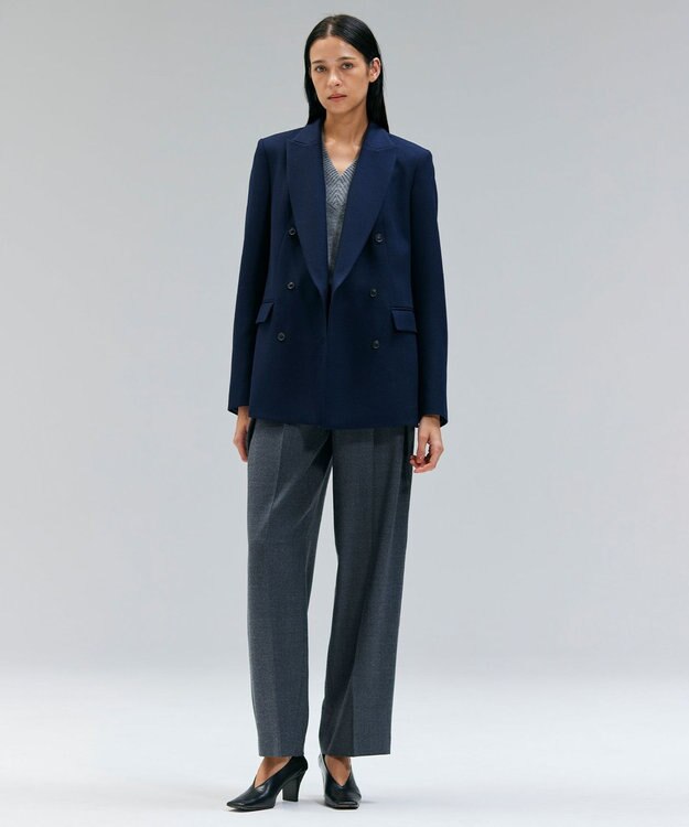 BEIGE， 【VERY NaVY12月号掲載】BUNNELL / ウールダブルブレストジャケット Navy