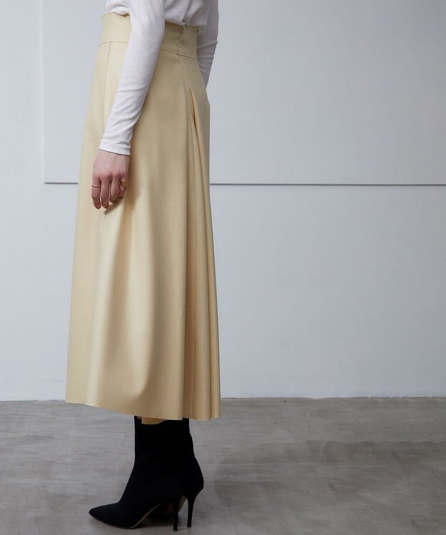 BEIGE， 【S-size】CORBY / フレアスカート Maize