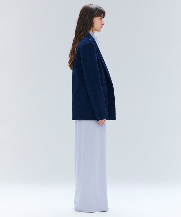 BEIGE， 【FUDGE 10月号掲載】BANGS / コットンコーデュロイテーラードジャケット Indigo