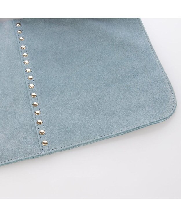 UNBILLION カシュカシュ cachecache / スエードスタッズミニホーボーバッグ ブルー