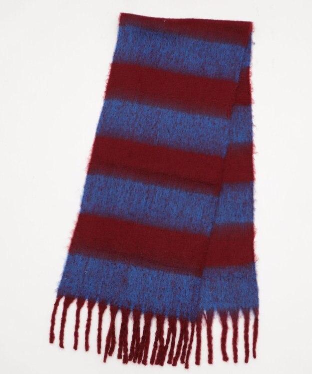 WEGO 【マフラー/ユニセックス着用】ワイドフリンジストール 柄7