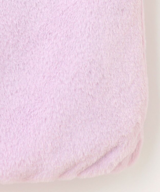 ANY KIDS アニマル耳 フェイクファー ブルゾン ラベンダー×ウサギ