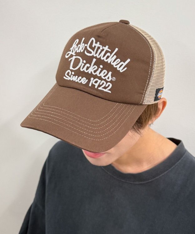 WEGO 【ユニセックス着用ITEM】Dickies　アメカジキャップ ブラウン