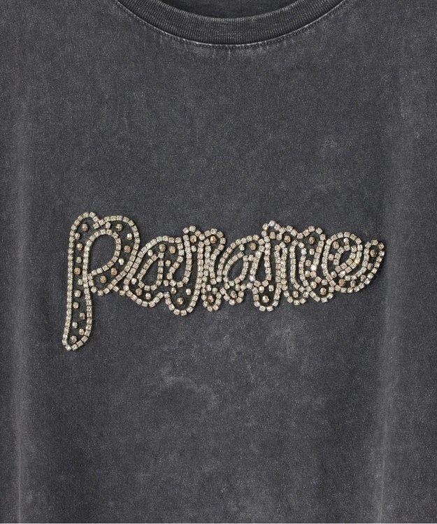 GRACE CONTINENTAL ピグメントTシャツ チャコール