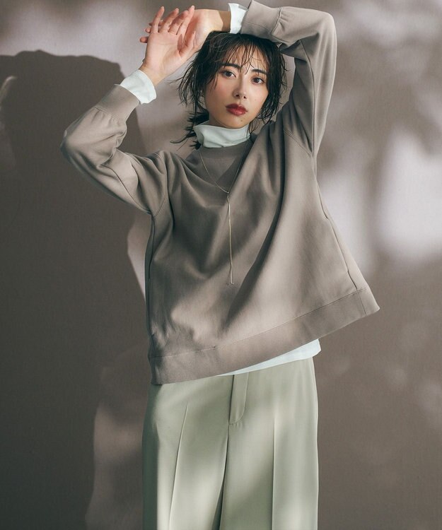 23区 【一部店舗限定/洗える】カラー スウェット ライトモカ