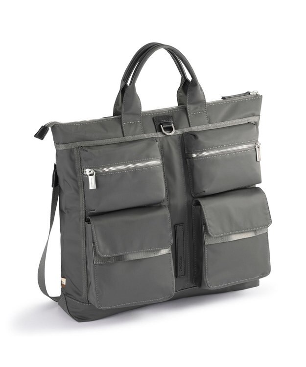 ACE BAGS & LUGGAGE Orobianco タッティカ トートバッグ A4サイズ 14inchPC収納 2WAY 92943 オロビアンコ ダークグレー