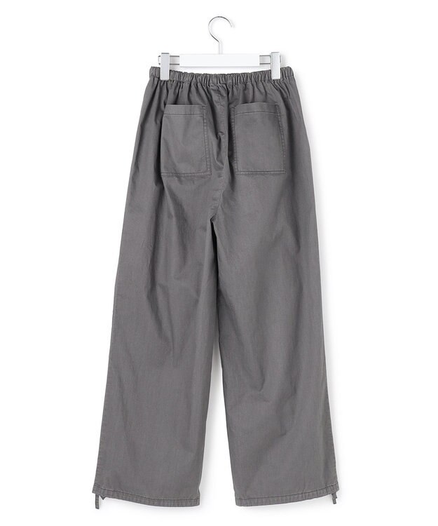 J.PRESS YORK STREET 【WOMEN】ソフトコットン ワイドベイカー パンツ グレー系