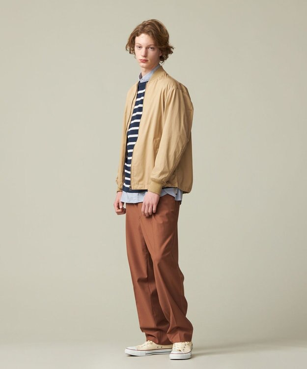 J.PRESS YORK STREET 【UNISEX】バスクボーダー ニット ブルー系1