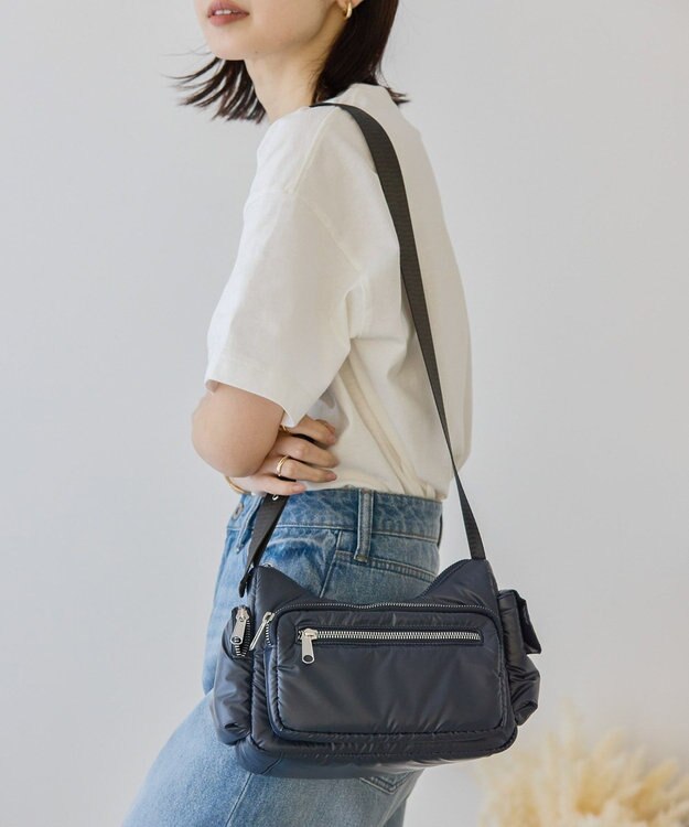 AMERICAN HOLIC マルチポケットショルダーバック Navy