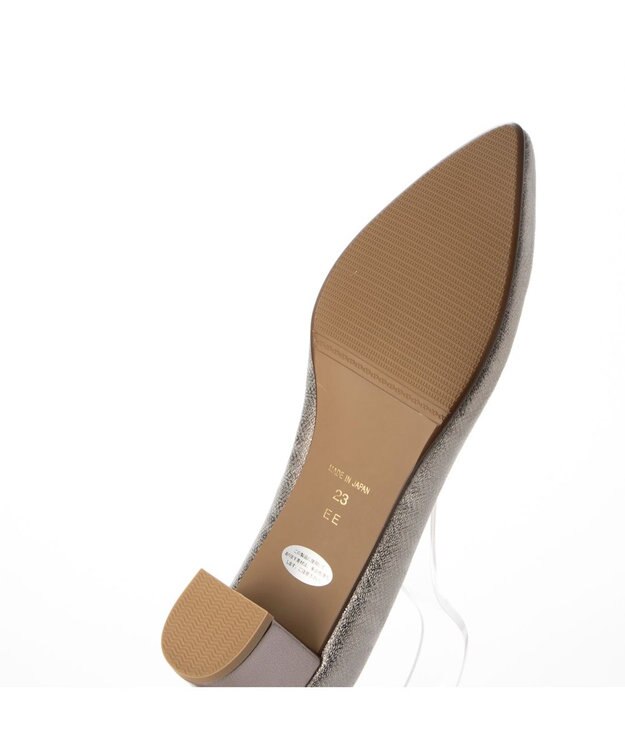 Riz raffinee <Riz raffinee>Vカットポインテッドトゥパンプス ダークシルバー