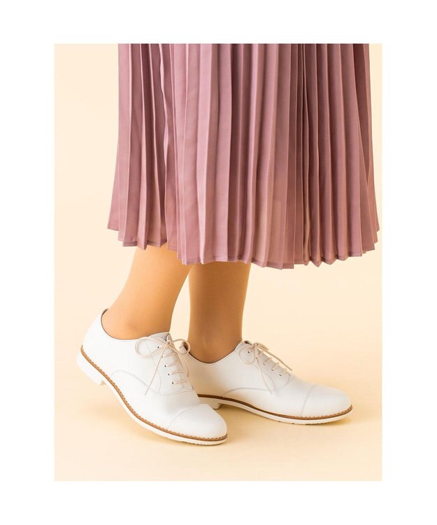 ASICS WALKING ペダラ レディース 3E 2.0cmヒール ホワイト系