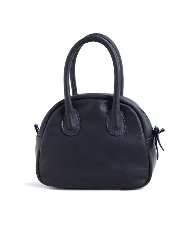 FOLNA RD ソフトレザー2WAYアールボストンバッグ ブラック