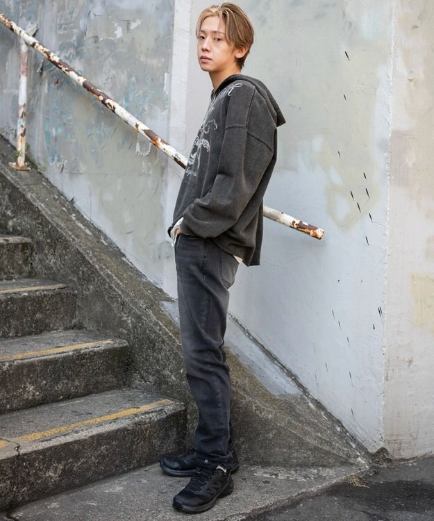 WEGO スリムフィットデニムパンツ デニムブラックソノタ