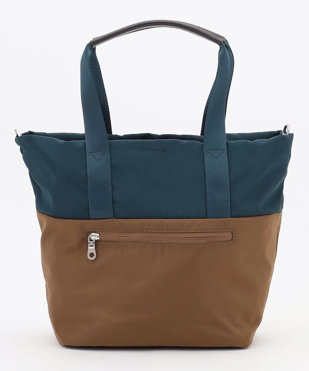 Y'SACCS ドローストリング コンビカラー2WAYトート ブルー